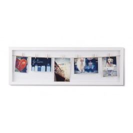 Fotorámeček Umbra CLOTHESLINE FLIP - bílý
