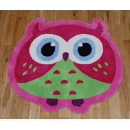 Koberec Owl Pink 80x80 cm