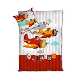 Ložní povlečení Single Ranforce Aviator