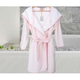 Dámský župan Stripes SPA Pink L/XL
