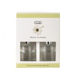 Sada 2 difuzérů esenciálních olejů a tyčinky White Flowers 40 ml