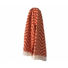 Obrázek Pléd Chevron Terracotta 140x180 cm Deky