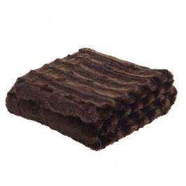 Pléd Dark Brown Rayas 125x170 cm