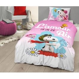 Ložní povlečení Single Ranforce Snoopy