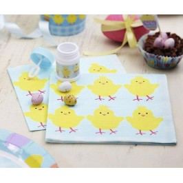 Sada 20 ubrousků Easter Chick