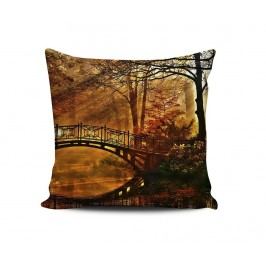 Dekorační polštář Autumn Bridge 43x43 cm