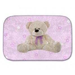Koberec Bear Pink Stars 70x95 cm