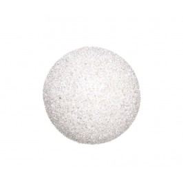 Dekorační koule Glitter White
