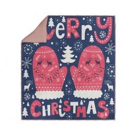 Deka Blue Christmas 120x170 cm