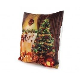 Sada 2 povlaků na polštáře s LED diodmi Christmas Tree 40x40 cm