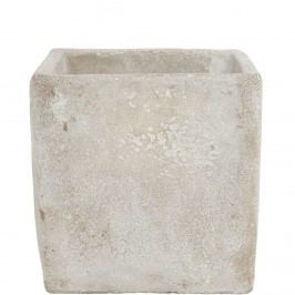 Obrázek FLORAL BASIC Květináč z betonu čtvercový, 13 cm Dekorativní vázy