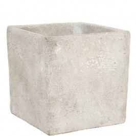 Obrázek FLORAL BASIC Květináč z betonu čtvercový, 13 cm Dekorativní vázy