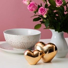 Obrázek BELLE Váza 18 cm - bílá Dekorativní vázy