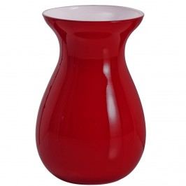 Obrázek BELLE Váza 18 cm - červená Dekorativní vázy