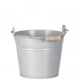 Obrázek ZINC Kbelík 1,5 l - šedá Dekorativní vázy