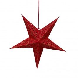 LATERNA MAGICA Papírová dekorační hvězda 60 cm - červená