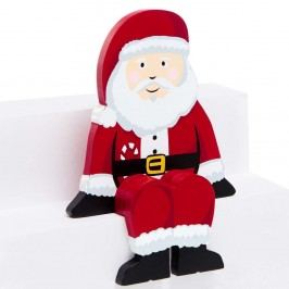 Obrázek SANTA Sedící figurka Santy Vánoční dekorace