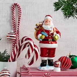 Obrázek X-MAS Dekorační figurka Santa Vánoční dekorace