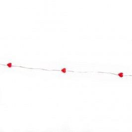 Obrázek LOVE LIGHTS LED světelný řetěz srdce 20 světel Vánoční osvětlení