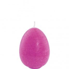 EASTER Svíčka ve tvaru vajíčka 6cm - růžová