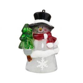 Obrázek SANTA LIGHTS Světelná figurka sněhulák se stromkem Vánoční osvětlení