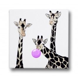 Obrázek Butter Kings Obraz na plátně Friendly Giraffes Obrazy