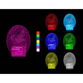 3D LED lampa Vánoční sáně