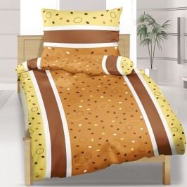 Bellatex Krepové povlečení DE Luxe Puntíky, 240 x 220 cm, 2 ks 70 x 90 cm