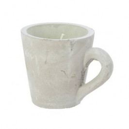 Obrázek Dekorativní svíčka Mug zelená, 10,5 cm Dekorativní svíčky