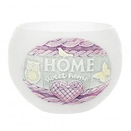 Dekorativní svíčka Bartek Candles Home sweet home - Bílá 280 g