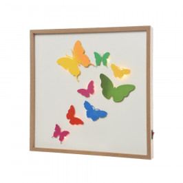 Obrázek LED obraz Butterflies, 30 x 30 cm Obrazy