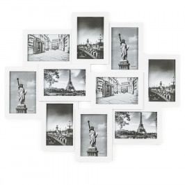 Fotorámeček Sultan na 10 fotografií 10 x 15 cm, bílá, 49 x 59 cm