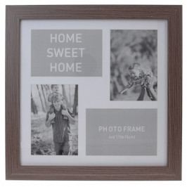 Obrázek Koopman Fotorámeček na 4 fotografie Lamego tmavě hnědá, 37 x 37 cm Rámečky na fotky