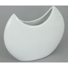 Obrázek Keramická váza Fler bílá, 20,5 x 16 cm Dekorativní vázy
