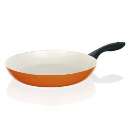 BANQUET Pánev 24 cm oranžová se spirálovým dnem Natura Ceramia , 24 cm