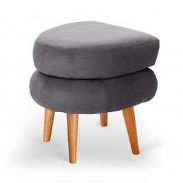 Tmavě šedá taburetka Scandi by Stella Cadente Maison Supernova
