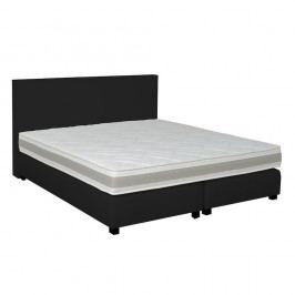 Obrázek Černá boxspring postel Revor Deco, 160 x 200 cm Dvoulůžkové postele