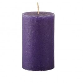 Obrázek Fialová svíčka KJ Collection Konic, ⌀ 6 x 10 cm Svíčky a aromalampy