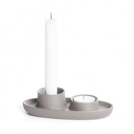 Obrázek Světle šedý svícen EMKO Aye Aye Two Candles Svícny a dekorace