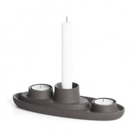 Obrázek Tmavě šedý svícen EMKO Aye Aye Three Candles Svícny a dekorace