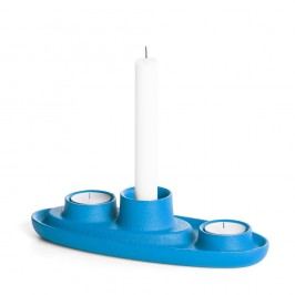 Obrázek Modrý svícen EMKO Aye Aye Three Candles Svícny a dekorace
