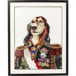 Obraz Kare Design Art General Dog, 72 x 90 cm