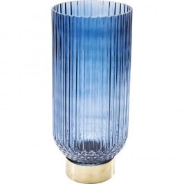 Modrá váza Kare Design Barfly Blue, 34 cm