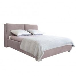 Obrázek Světle růžová dvoulůžková postel Mazzini Beds Vicky, 140 x 200 cm Dvoulůžkové postele
