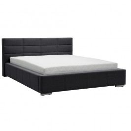 Šedá dvoulůžková postel Mazzini Beds Reve, 140 x 200 cm