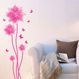 Obrázek Samolepka Fanastick Flowers and Butterflies Wall Tapety a nálepky