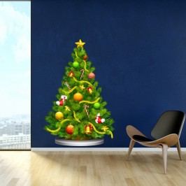 Obrázek Vánoční samolepka Fanastick Arbre de Noel Obrazy, rámy a tabule