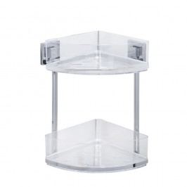 Obrázek Samodržící dvoupatrová rohová polička Wenko Vacuum-Loc, 19,5 x 28 cm Vybavení koupelny
