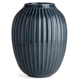 Antracitová kameninová váza Kähler Design Hammershoi, výška 25 cm