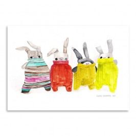 Plakát Bunnies, 30 x 42 cm